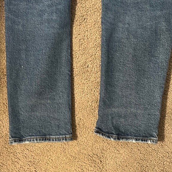 Agolde Womens Toni A133C-3002 Blue Mid Wash Denim Straight Leg Jeans Size 28 - Picture 5 of 5
